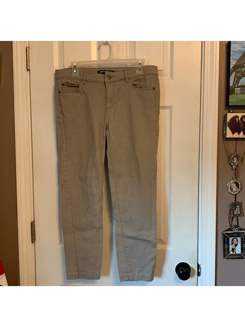 Taupe Joe Fresh stretchy jeans 28
